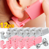 Safety Ear Piercing Gun Kit Disposable Disinfect Safety Earring Piercer Machine