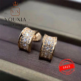 Classic Original Logo Jewelry Round Earrings