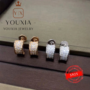 Classic Original Logo Jewelry Round Earrings