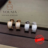 Classic Original Logo Jewelry Round Earrings