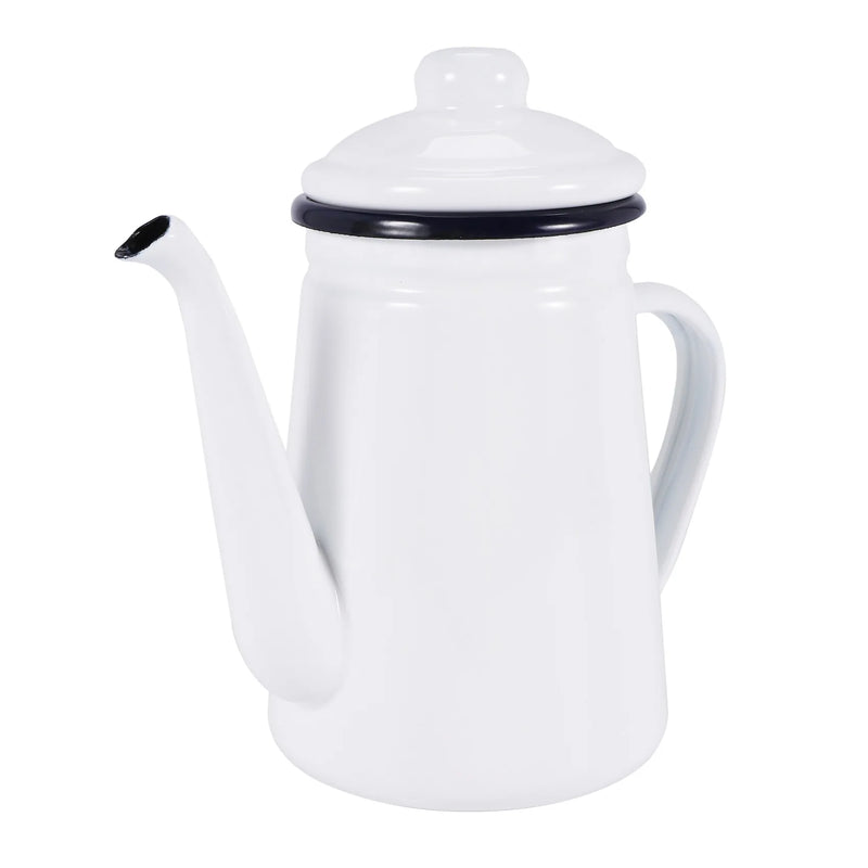 1.1L Enamel Coffee Pot for Gas Stove & Induction Cooker