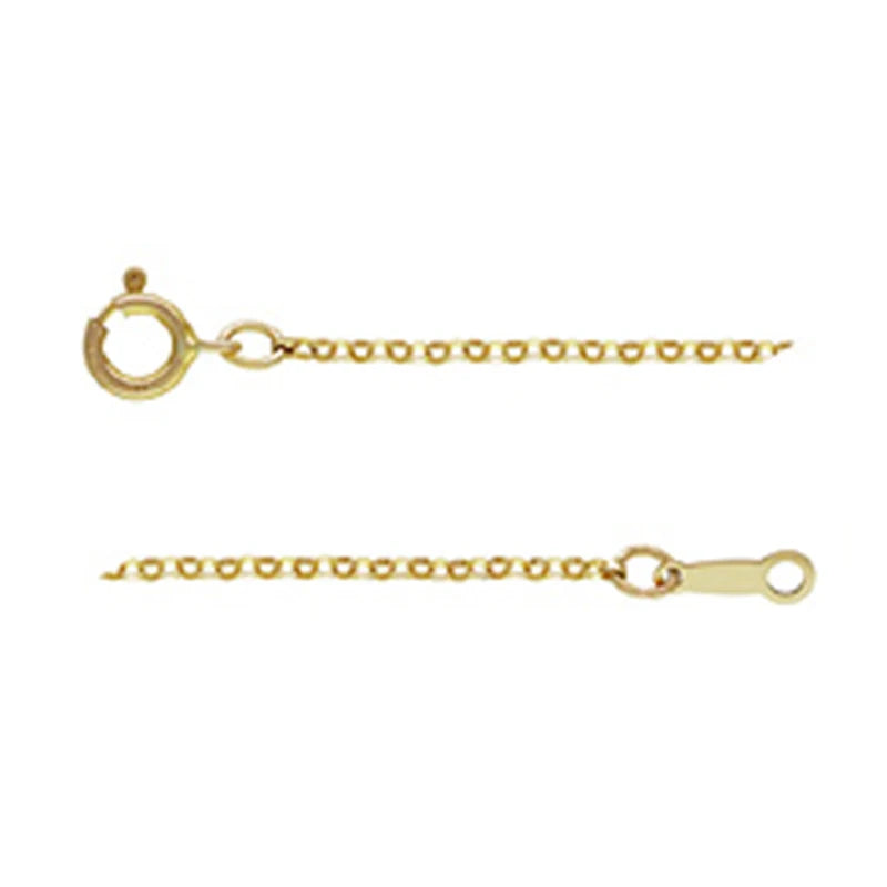 1.1mm 14KGF Filled Round O Chain Necklace