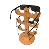 Bamboo Wood Glasses Holder Rack Storage Organizer