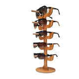 Bamboo Wood Glasses Holder Rack Storage Organizer