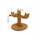 Bamboo Wood Glasses Holder Rack Storage Organizer
