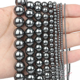 Natural Hematite Stone Beads Loose Spacer Beads For DIY Jewelry Making