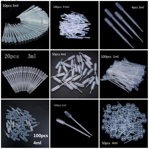 Plastic Transfer Pipettes Dropper for Epoxy Resin Craft