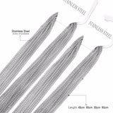 1/2/3/5mm Box Chain 316L Silver Stainless Steel Pendant Chain