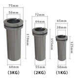 3Kg Graphite Crucible for Jewelry Melting Silver Copper Furnace Casting