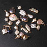 Irregular Freshwater Pearl Charms - DIY Necklace Accessories