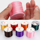 Elastic Crystal Beading Cord Thread for Bracelet Necklace, 50-60M