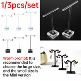 Glass Earrings Jewelry Organizer Display Rack Stand Holder