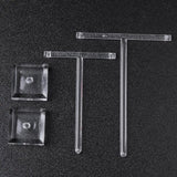 Glass Earrings Jewelry Organizer Display Rack Stand Holder