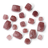 Faceted Cube Natural Amethyst Beads Square Raw Mineral Loose Beads
