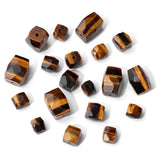 Faceted Cube Natural Amethyst Beads Square Raw Mineral Loose Beads