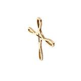 14KGF Cross Charm Pendant for DIY Jewelry