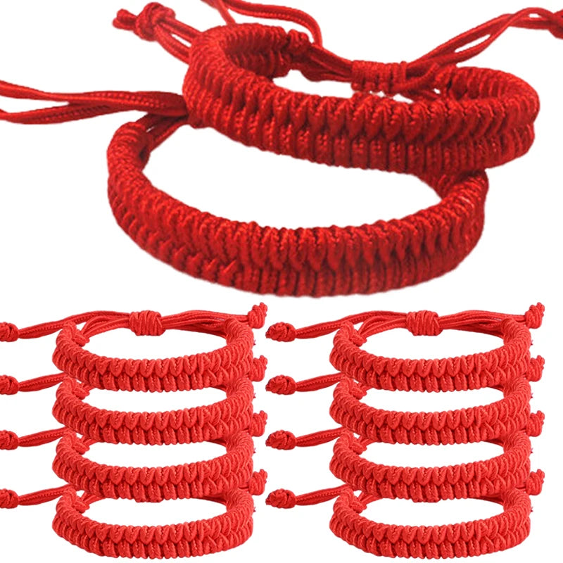 Adjustable Red Thread Bracelet Lucky Charm Jewelry