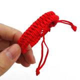 Adjustable Red Thread Bracelet Lucky Charm Jewelry