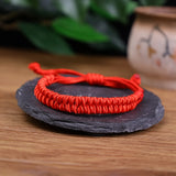 Lucky Red Thread Bracelet Tibetan Buddhist Rope Knots Bracelets