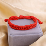 Lucky Red Thread Bracelet Tibetan Buddhist Rope Knots Bracelets