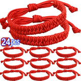 Lucky Red Thread Bracelet Tibetan Buddhist Rope Knots Bracelets