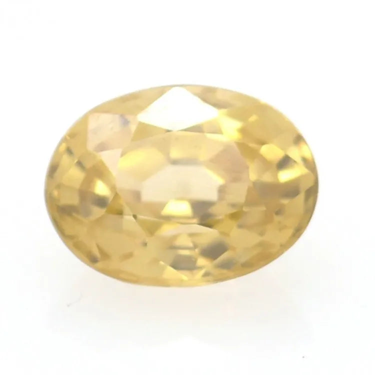 1.27ct Yellow Zircon Oval Cut Gemstone