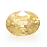 1.27ct Yellow Zircon Oval Cut Gemstone