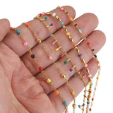 DIY Jewelry Making: Stainless Steel Plated Bead Ball Chain