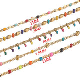 DIY Jewelry Making: Stainless Steel Plated Bead Ball Chain