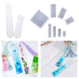 2PCS UV Resin Silicone Mold for DIY Bookmarks