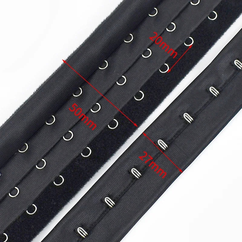 1/2Yards Bra Extender Underwear Adjust Hook and Eye Corset Extension