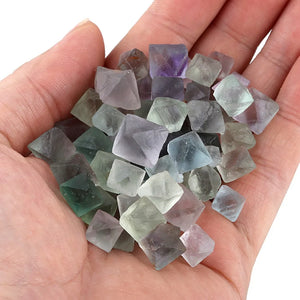1/2lb Fluorite Quartz Rough Stones Natural Crystal for Cabbing,Cutting,Tumbling
