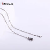 Stainless Steel O-Shape Necklace Chains 1.2mm/1.5mm