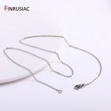 Stainless Steel O-Shape Necklace Chains 1.2mm/1.5mm