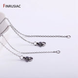 Stainless Steel O-Shape Necklace Chains 1.2mm/1.5mm