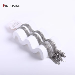 Stainless Steel O-Shape Necklace Chains 1.2mm/1.5mm