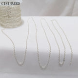 1.2mm/1.6mm Thin Chain for DIY Jewelry Necklace Bracelet