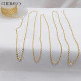 1.2mm/1.6mm Thin Chain for DIY Jewelry Necklace Bracelet