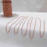 1.2mm/1.6mm Thin Chain for DIY Jewelry Necklace Bracelet