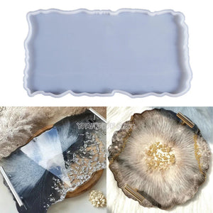 Large Rectangle Tray Silicone Mold Epoxy DIY Tray UV Resin Mold