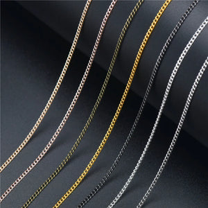 3M Brass Chain Necklace Bulk for DIY Jewelry Making Supplies