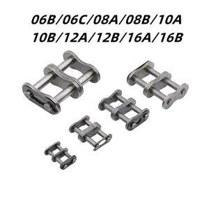 Double Row Full Buckle Drive Roller Chain Carbon Steel Industrial Buckle