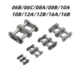 Double Row Full Buckle Drive Roller Chain Carbon Steel Industrial Buckle