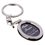 Acrylic Insert Photo Frame Keychain DIY Split Ring Key Chain Rectangle