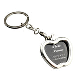Acrylic Insert Photo Frame Keychain DIY Split Ring Key Chain Rectangle