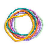 Bohemian Style Heart Anklet Bracelet Set for Women