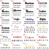Personalized Name Bracelet Stainless Steel Rectangular Chain Punk Jewelry