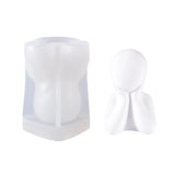 3D Family Support Cheeks Candle Molds for DIY Craft Making Xmas Gift