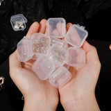 Mini Plastic Storage Box Clear Earrings Jewelry Case