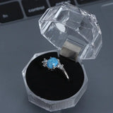 Acrylic Crystal Ring Boxes Storage Display Box Organizer